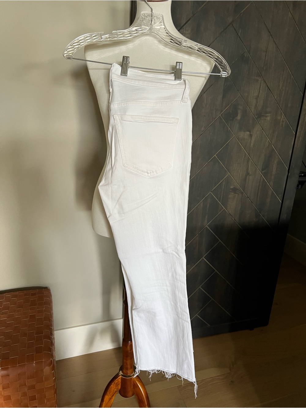 J. Crew White Ankle Crop Jeans - Picture 2 of 3